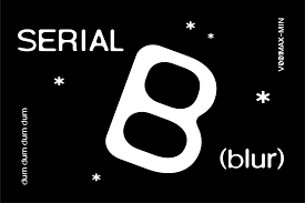 Serial B Regular Blur Font preview